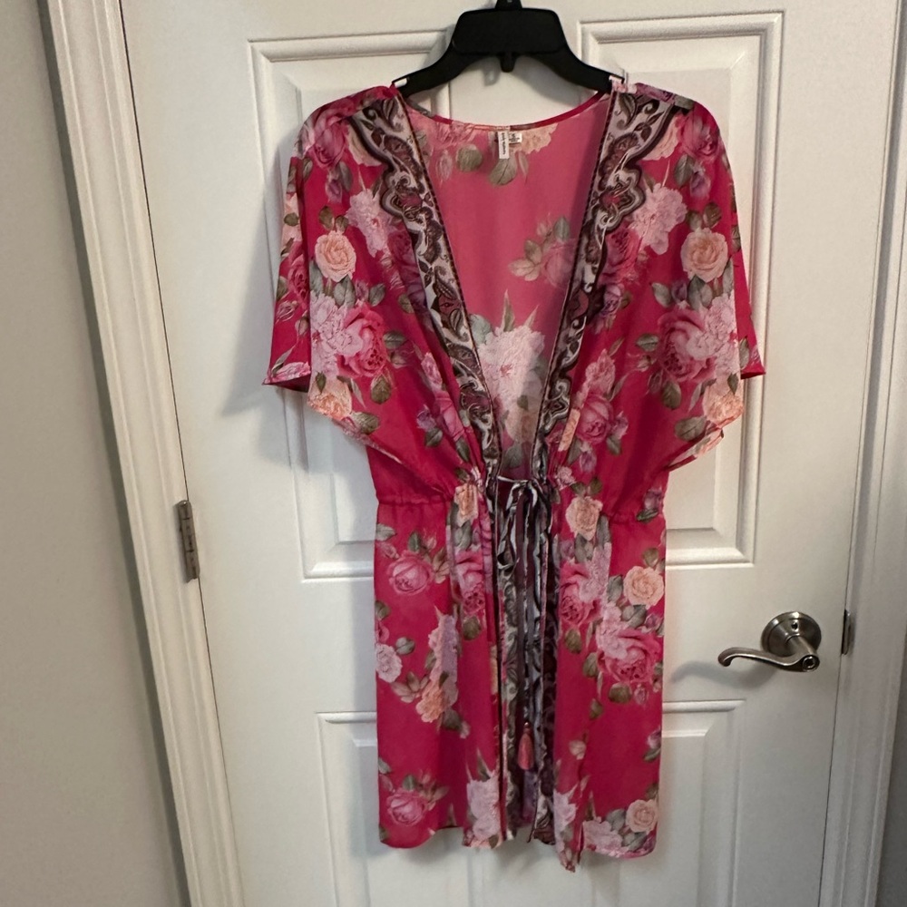 Nanette Lepore swim cover up dress caftan